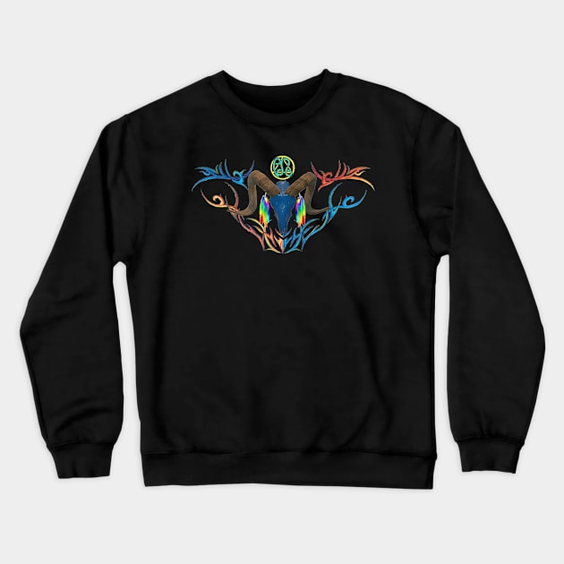 Thunderchild Gallery Workshop Logo (original) Crewneck Sweatshirt by AJ Leibengeist